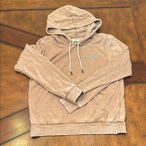 Hurley Light Brown Hoodie and Sweatpants Size Small